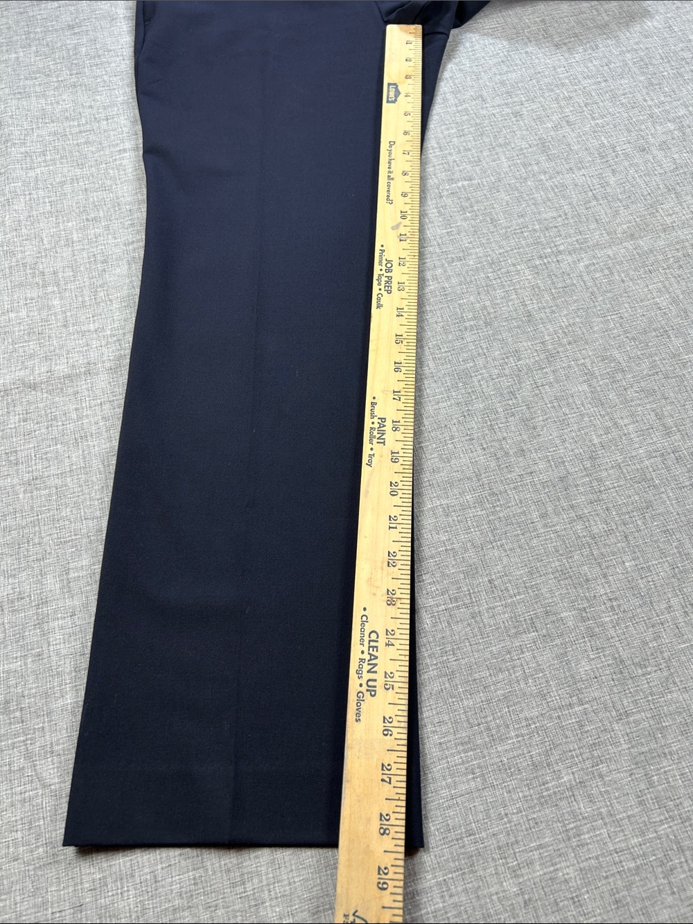 Ann Taylor Petite Size 8P Navy Blue Straight Leg Dress Pants Stretch - Picture 9 of 12